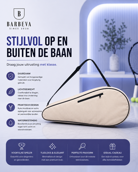 BARBEVA Premium Tennis & Padel Tas